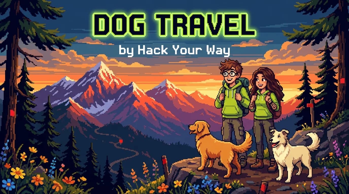 Dog Travel by Hack Your Way — interaktivní hra